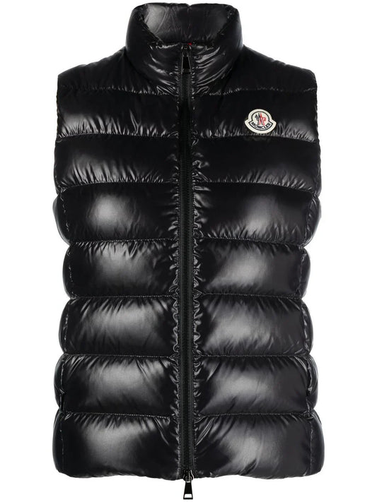 SMANICATO MONCLER DONNA - NERO LUCIDO