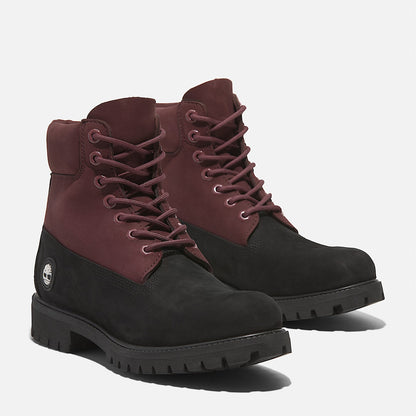 Stivale Timberland 6-Inch da Uomo in Bordeaux e nero