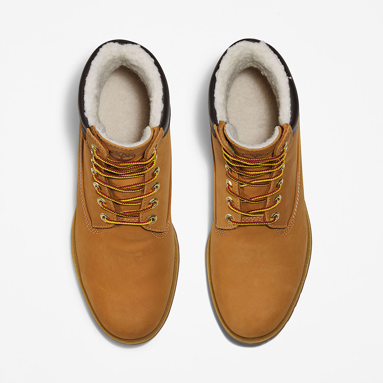 Stivale Timberland 6-Inch da Uomo in Giallo con Pelliccia