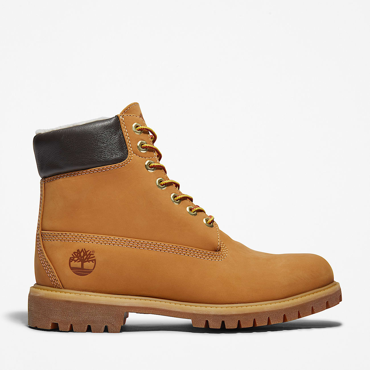 Stivale Timberland 6-Inch da Uomo in Giallo con Pelliccia