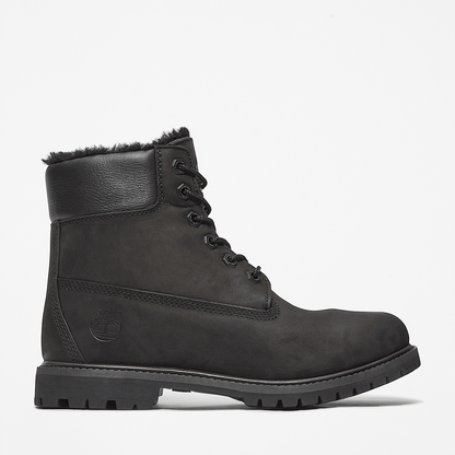 Stivale Timberland 6-Inch da Donna in Nero con pelliccia