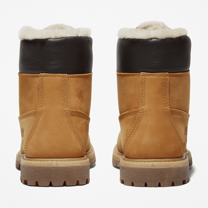 Stivale Timberland 6-Inch da Donna in Giallo con pelliccia